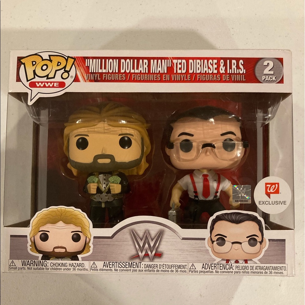 “Million Dollar Man” Ted Dibiase & IRS Funko POP